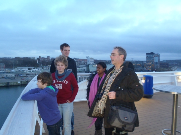 Ruderer in Kiel auf der Stena Germanica 2012