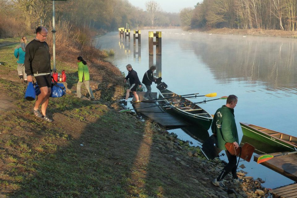 Ruderer vor der 100km Tour