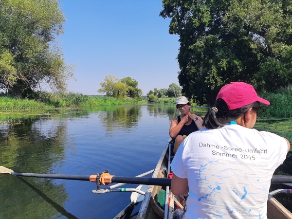 Ruderinnen auf der Mueggelspree 2020