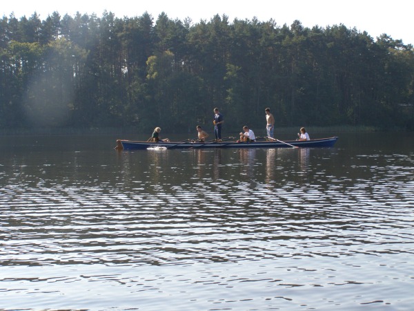 Rudervierer auf dem Zechliner See 07