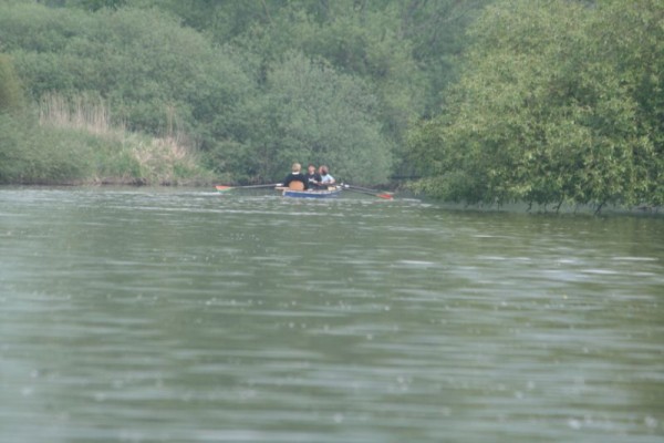 Ruderzweier auf der Fulda 09