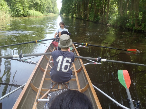 Ruppiner Kanal Ruderboot Altruppin-Wanderfahrt 2014