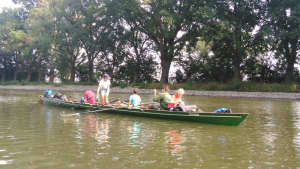 Sacrow Paretzer Kanal rueckweg von der Elbe 2016