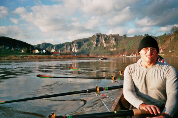 Sandro vor der Bastei