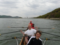 Schleuse Djerdap Ruderboot Donau 2012 Schleuse Djerdap Ruderboot Donau 2012