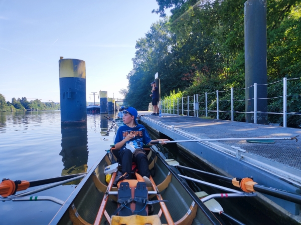 Schleuse Geestacht Hamburg Herbst 2023