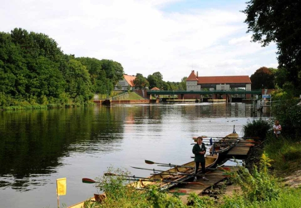 Schleuse Kleinmachnow Drachenbootcup 2012