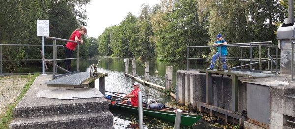 Schleuse im Spreewald 2023