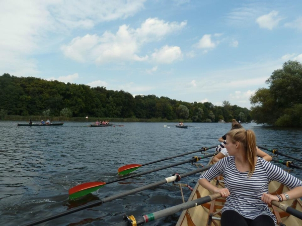 Schuelerruderer auf dem Griebnitzsee 2014