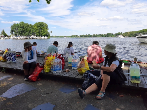 Shoppen fuer Ruderer in Goyatz Spreewald 2020