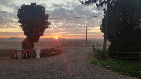 Sonnenaufgang Ca Vendramin Po 2019