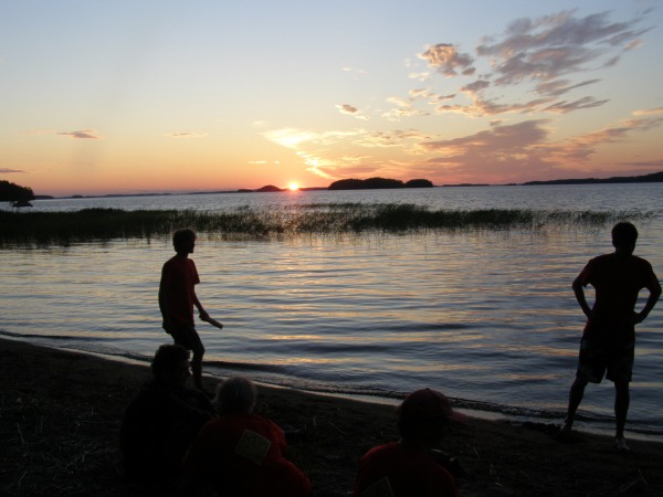 Sonnenuntergang am Saimaa SP07