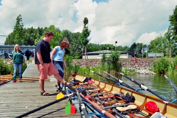 Steg an der Regattastrecke Beetzsee