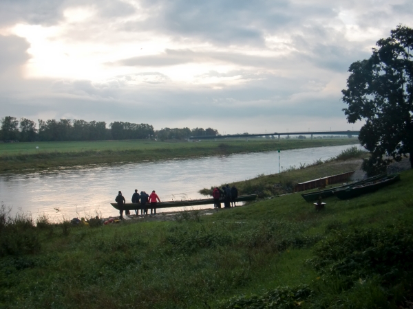 Torgau am Steg Elbe 2020