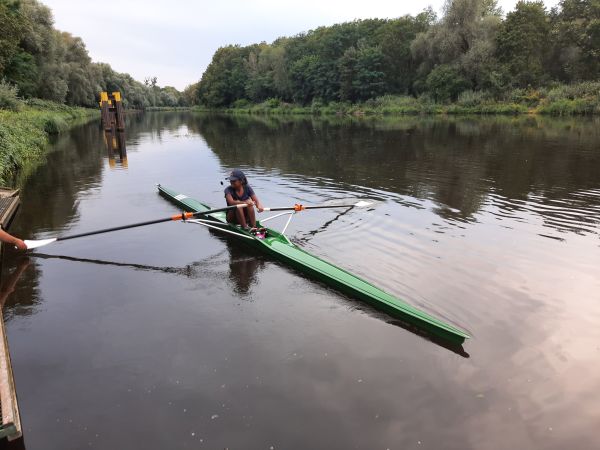 Trainingseiner Ruderboot Schatterinchen 2021