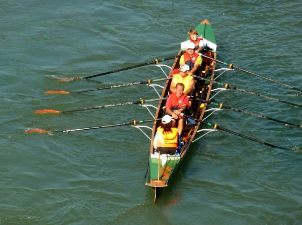 Vierer auf dem Oberrhein 2011