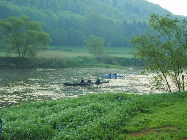 Wesermarathon km9 Ruderer