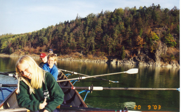 bleilochtalsperre VIerer mit Sophie und Norina