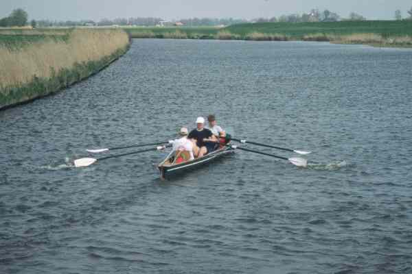 Ruder-Zweier in Friesland