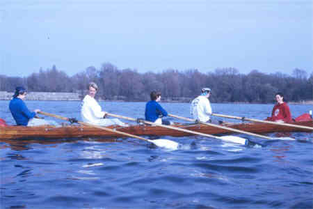 Vierer auf der Havel