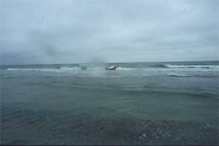 brandung Anlege ruderboot arkona nordstrand