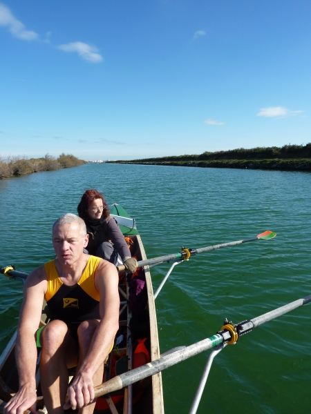 canal du rhone a sete rennruderer 2014