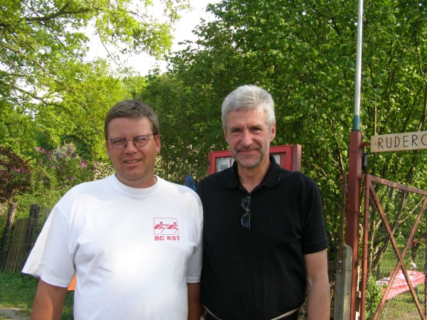 der Minister zu Besuche beim Ruderclub Kleinmachnow