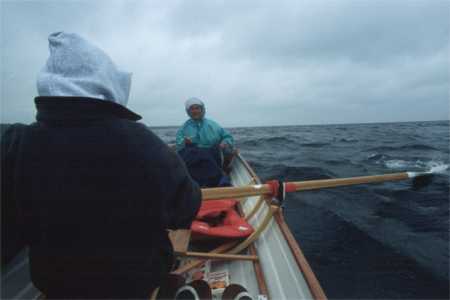 vor Rgen im Ruderboot