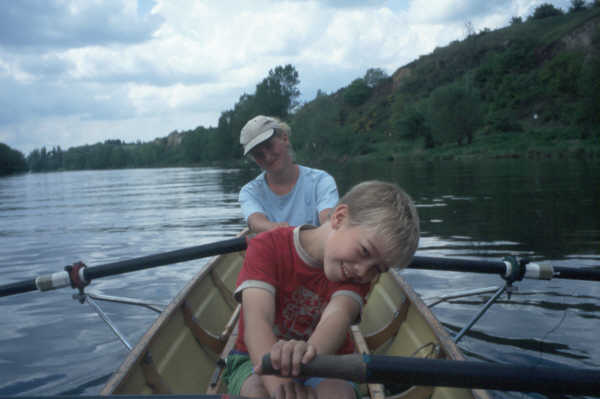 Saale Ruderboot Karsten