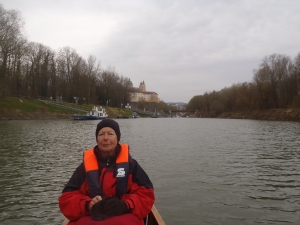 maria vor dem kloster melk im ruderboot donau 2015 maria vor dem kloster melk im ruderboot donau 2015
