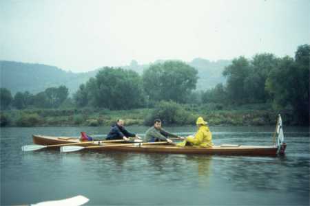 mibach matze jochen im Ruderzweier