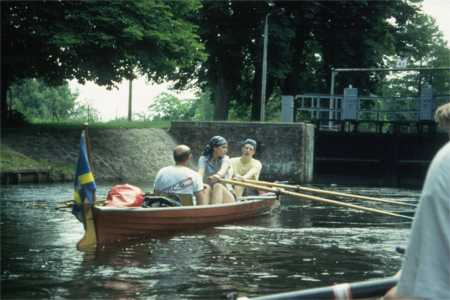 prieros schleuse ruderboot