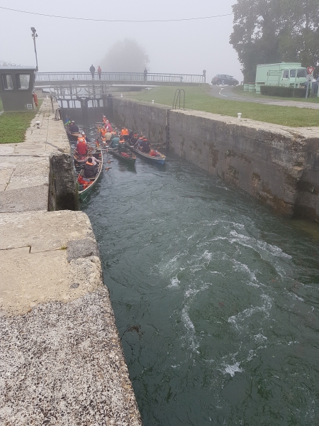 ruppige Schleuse Canal du Midi 2018