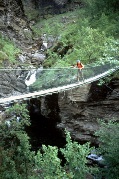 Indian Jones Brcke Norwegen Ruderer