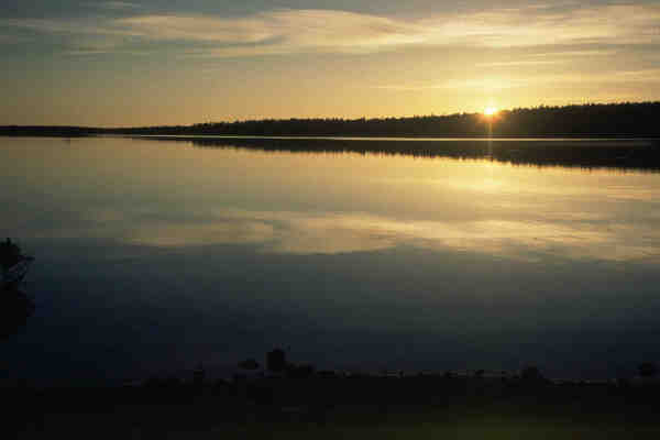 sonnenuntergang Inari