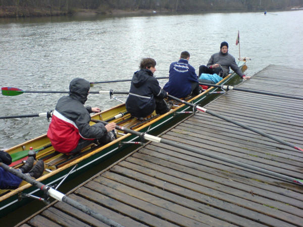 Kassel Rudersteg Ruderboot